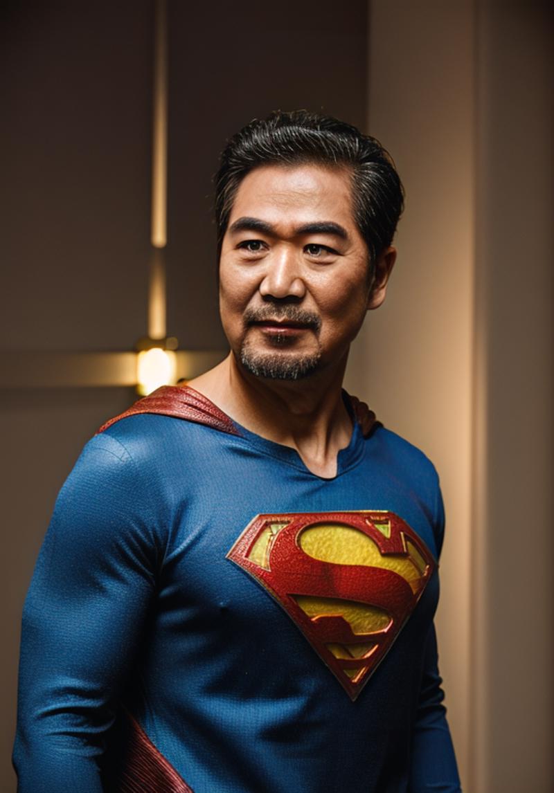 00371-3562260650-portrait of a 50 year-old-man,zgl,upper body,(dress as superman)(cosplay),modelshoot style,simple background_(masterpiece) (phot.png